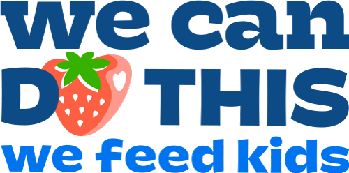 Logo: We Can Do This, we feed kids